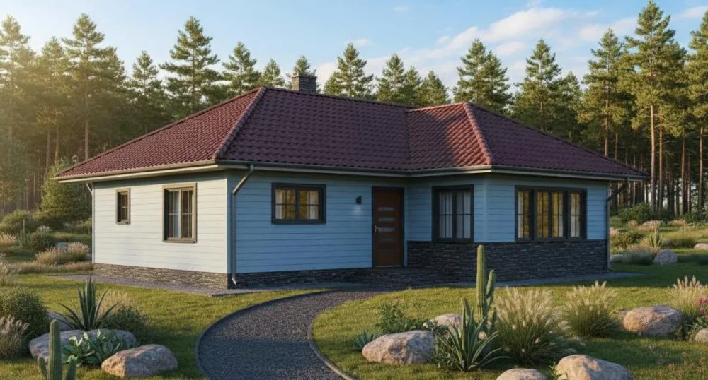 Проект Двухэтажный дом 15 на 19, 224 м2