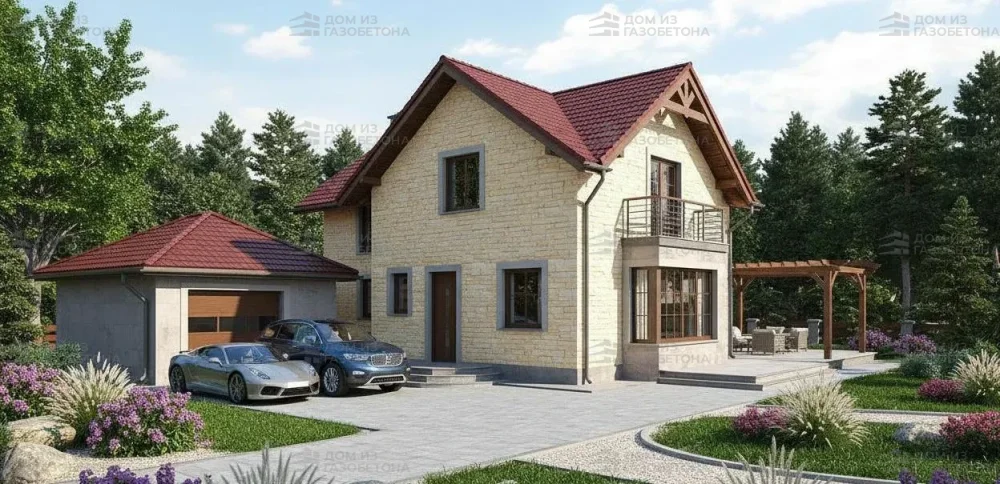 Проект Двухэтажный дом 5 на 13, 166 м2