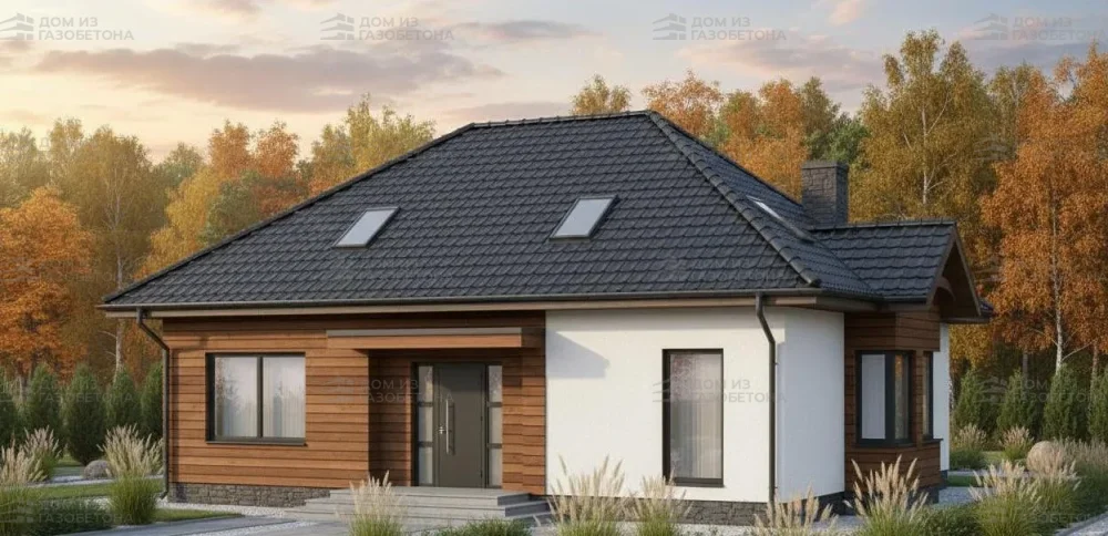 Проект Двухэтажный дом 14 на 9, 131 м2