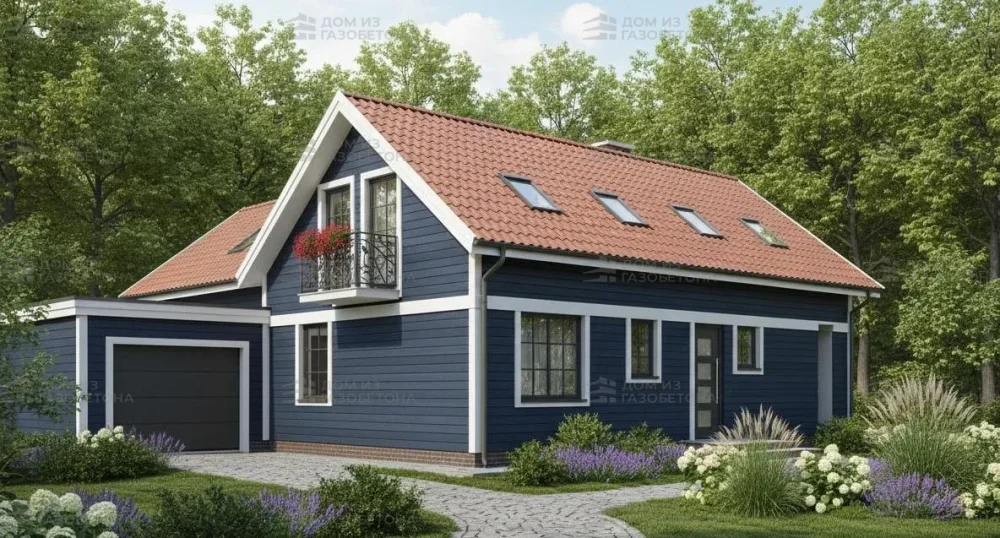 Проект Двухэтажный дом 16 на 13, 219 м2