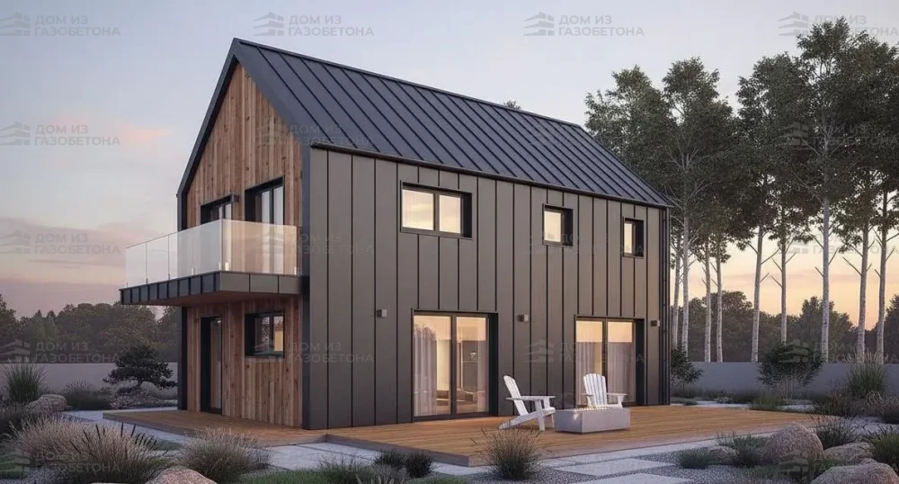 Проект Двухэтажный дом 12 на 15, 189 м2